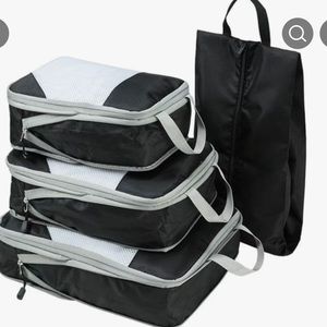4pc Travel Expandable Packing Cubes